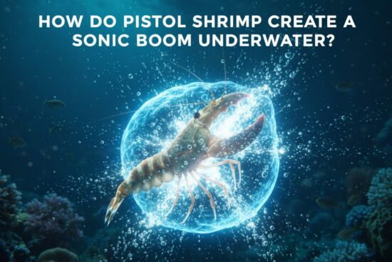 Pistol Shrimp Creating a Sonic Boom Underwater